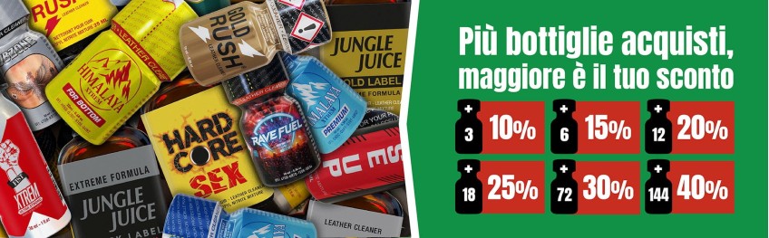 Marche di Poppers – I brand più forti | Acquista Poppers