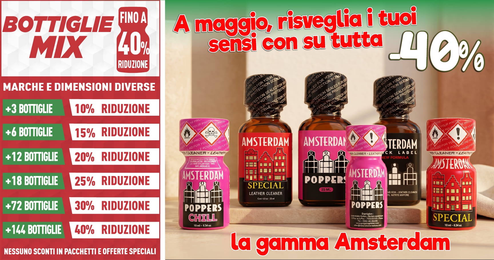 Compratore di Poppers in Italia