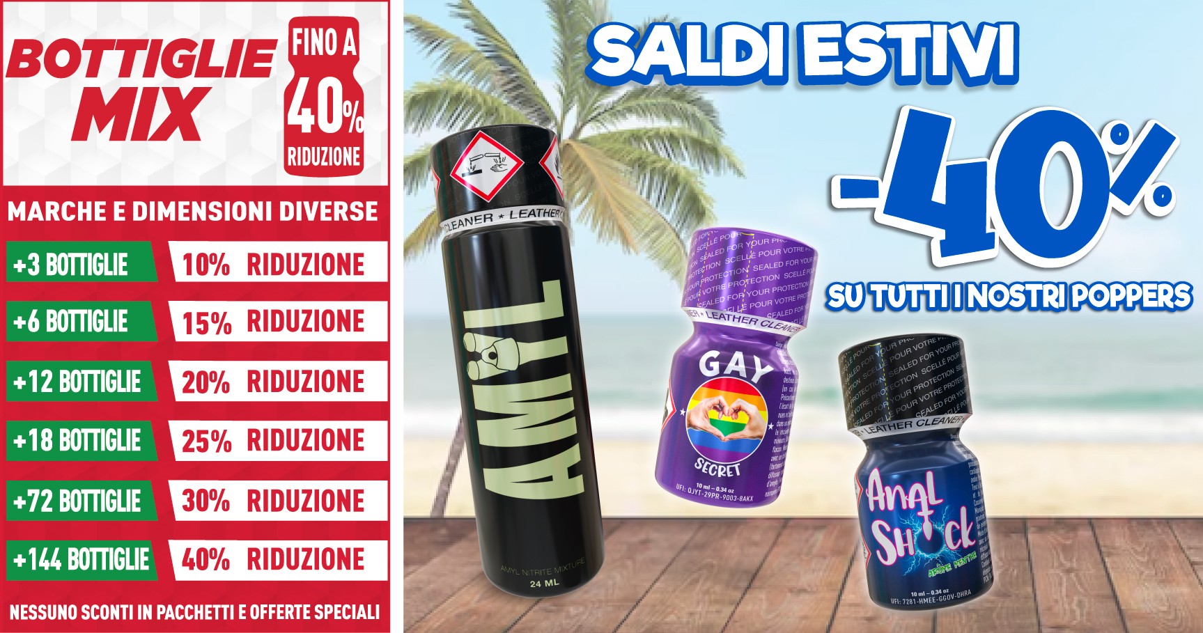 Compratore di Poppers in Italia